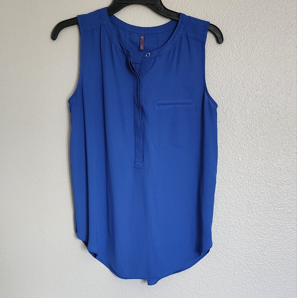 NYDJ Sleeveless Pintuck Blouse/ Size  XS